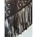 Alberto Makali 
BROWN SHAWL-
WITH FRINGE Photo 4
