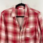 CP Shades  Red Plaid Long Sleeve Cotton Button Up Pocket Flannel Shirt Size M Photo 1