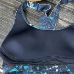Sweaty Betty  Green & Black Cropped Athletic Sport Workout Bra Top S Photo 3