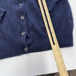 J.Crew  Sweater Womens XS Navy Blue Wool Nylon Cashmere Blend‎ Button Cardigan Photo 6