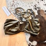 RONNY KOBO X REVOLVE NWT Freya Keyhole Bra Top Capulet Olive Green Size Small Photo 1