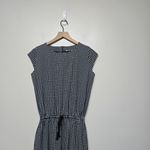 ALBION FIT Albion Gingham Check Crop Jumpsuit Black White Sz‎ S Photo 3