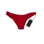 VDM the Label Red Reversible Bikini Bottom Large New Photo 9