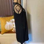 Calvin Klein black cut out dress with white lining. NWT. Photo 5