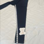 Moda international size small navy blue cotton spandex leggings EUC Photo 2