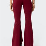 Edikted  Contrast Fold Over Flared Leggings nwt s Photo 4