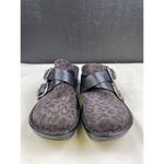Born Women's Brown Leather Animal Print Clogs/ Shoes Size 7 SKU 4911 Photo 2