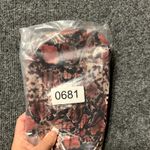 Sunday in Brooklyn Blouse Top Womens Medium Multicolor Snakeskin Print Pleated Photo 7