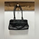 American Living  Black Shoulder Bag with Silver Buckle Accents Photo 1
