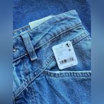 Free People #5 NWT Come As You Are Denim Maxi Skirt in Sapphire Blue With Slit Photo 5