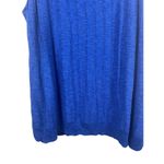 Susan Graver  Sleeveless Soft Textured Knit Royal Blue Tank Top 4X Photo 2
