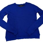 Eleven Paris  Sweater Womens Small Blue‎ Knit Crew Neck Photo 0