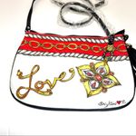 Brighton Glitter & Go Love Crossbody Bag Pouch NWOT Photo 1