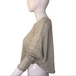 Staring At Stars Open Knit Dolman Sleeve Gray Crop Top Womens Size XS Photo 3