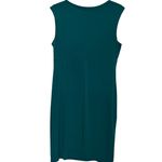 Enfocus Studio Women's Hunter Green Sleeveless Stretchy Wrap Look Dress Size 10 Photo 1