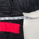 PINK - Victoria's Secret PINK Victoria’s Secret Dark Gray & Hot Pink Quarter Zip Hooded Sweatshirt Photo 6