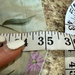 Sag Harbor A Line Skirt Light Green Floral Purple Photo 6