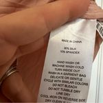 Quince  Washable Stretch Silk Notch Collar Blouse Button Front Coastal Pink Photo 5