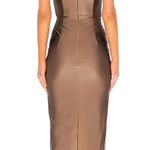 Revolve Jake Gown in Taupe Michael Costello Photo 2