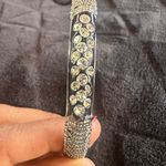 Bracelet Wire and Rhinestone studded Steam Punk Style Bangle Costume Silver Photo 7