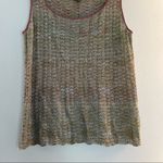 Sigrid Olsen Shell Multicolored Knit Open Front Sleeveless Tank Sz 1X NWT Photo 7