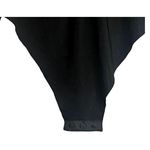 ZARA Velvet Glitter Ruched Longsleeve Mock Neck Bodysuit Snap Crotch M Navy Blue Photo 9