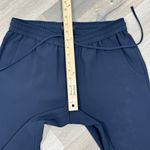 J.Crew Elastic Waist Cuffed Drapey Crop Pants Navy Blue 4 Pull On Photo 8