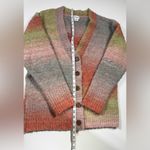 FIND ME NOW DUSTY KNIT OVERSIZED CARDIGAN 🌈 Green Size undefined Photo 2