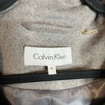 Calvin Klein  grey ombré belted cowl neck coat Photo 2