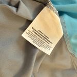 Nike women's medium blue/gray dri-fit 3/4 zip shirt Photo 2