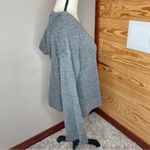 Prologue Grey Hooded Wide Flare Long Sleeve Fuzzy Sweater Small Photo 1