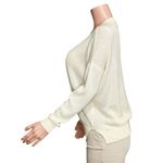EMERSON FRY Carolyn Cardigan, Ivory Organic, XS White Photo 6