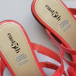 East 5th Eris Coral Patent Slide Sandals Size 9 Photo 2