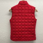 Disneyland Resort Minnie Mouse Red Quilted Zip Up Vest XS Photo 4