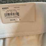 Croft & Barrow  Skimmer Mid Rise Capris  Women’s Size XXL  White Below The Knee Photo 5