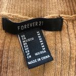 Forever 21 Ribbed Brown Round Neck Long Sleeve Shirt Womens Size Medium Photo 6