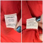 Anthropologie Carolina K Seashells Seahorses Smocked Back Kuna Maxi Dress XS Photo 6