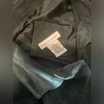 Womens Teal 100% Leather Button Down Collared Shirt Jacket Shacket size M Size M Photo 2