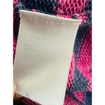 Talbots Linen Sweater Womens 3X Blue Pink Striped Pullover 3/4 Sleeve Colorful Photo 6