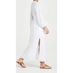 Rebecca Taylor  Long Smock Waist Linen & Crochet‎ Dress Size Large Photo 7