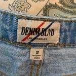 Denim Blvd  High Rise Blue Denim Distressed Jean Shorts women Photo 3