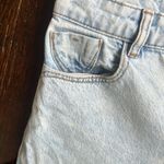 ZARA  size 6 denim light blue cute high rise straight leg 28 Photo 3