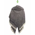 Johnston & Murphy Toggle Closure Blue Gray Poncho Fringe One Size OS Photo 3