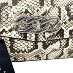 INC International Concepts Emmory Python Print Crossbody Purse Black Photo 4