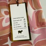 GOLDSHEEP Leggings SZ Medium Tone It Up TIU Collab Retro Print Pink Orange NWT Photo 4