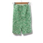 J.Crew No. 2 Pencil Skirt Women's 00 Green Textured Lined Work Office Classic Photo 1