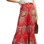 Anthropologie ETT TWA Women’s Boho Printed Cropped Palazzo Pants Photo 0