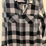 Rock & Republic - Black & White Buffalo Plaid Button-Down Shirt (Medium) NWOT Photo 0