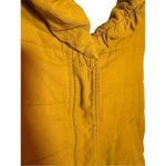 Anthropologie Pilcro and the Letterpress Puffy Quilted Mustard Yellow Vest Zip-u Photo 8