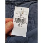 American Eagle Shorts Women 16 Highest Rise 90s Boyfriend Short Corduroy Blue Photo 2